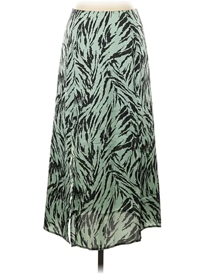 Pre-owned Wayf Casual Skirt In Green
