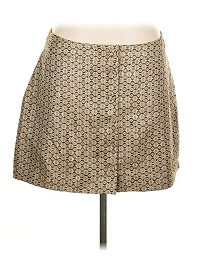 Pre-owned Wayf Casual Skirt In Tan