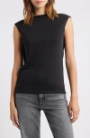 Wayf Celeste Drape Back Top In Black