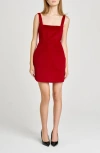Wayf Clara Minidress In Red