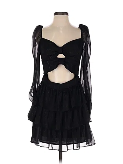Pre-owned Wayf Cocktail Dress In Black