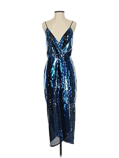 Pre-owned Wayf Cocktail Dress In Blue
