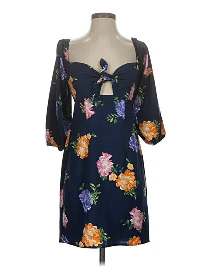 Pre-owned Wayf Cocktail Dress In Blue