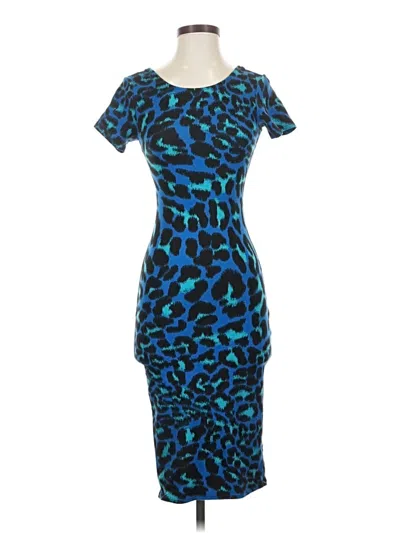 Pre-owned Wayf Cocktail Dress In Blue