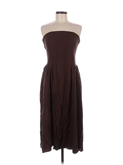 Pre-owned Wayf Cocktail Dress In Brown