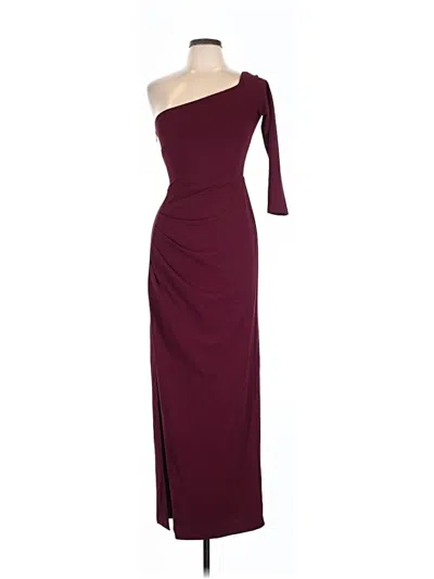 Pre-owned Wayf Cocktail Dress In Burgundy