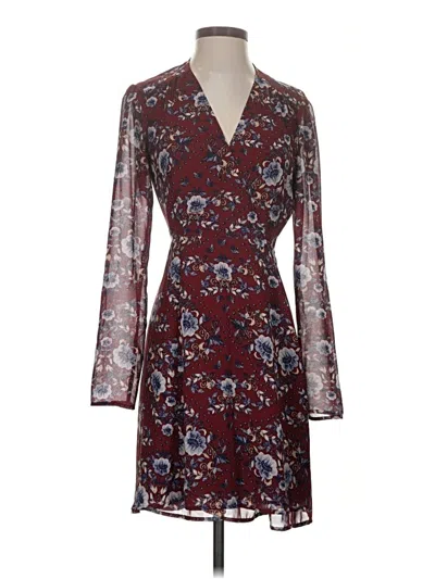 Pre-owned Wayf Cocktail Dress In Burgundy
