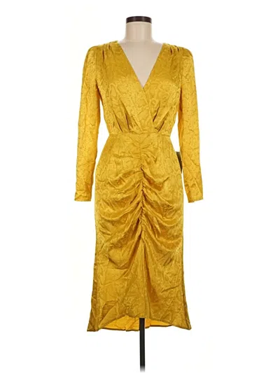 Pre-owned Wayf Cocktail Dress In Gold