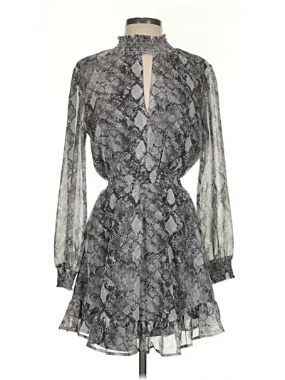 Pre-owned Wayf Cocktail Dress In Gray