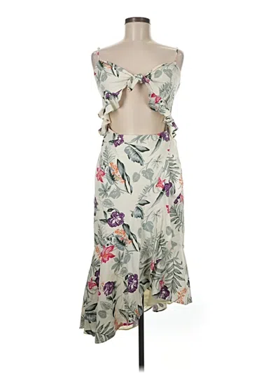 Pre-owned Wayf Cocktail Dress In Gray
