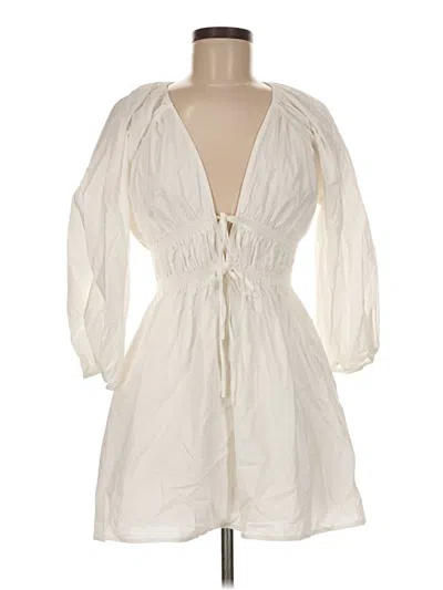 Pre-owned Wayf Cocktail Dress In Ivory