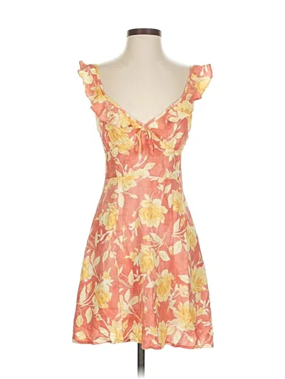 Pre-owned Wayf Cocktail Dress In Orange