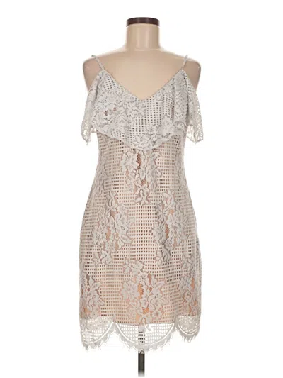 Pre-owned Wayf Cocktail Dress In Silver