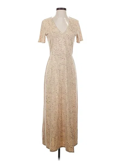 Pre-owned Wayf Cocktail Dress In Tan