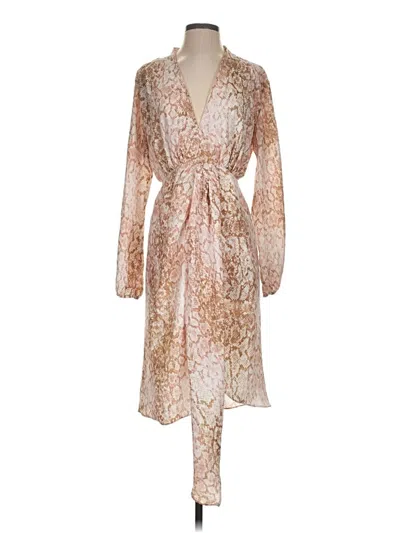 Pre-owned Wayf Cocktail Dress In Tan
