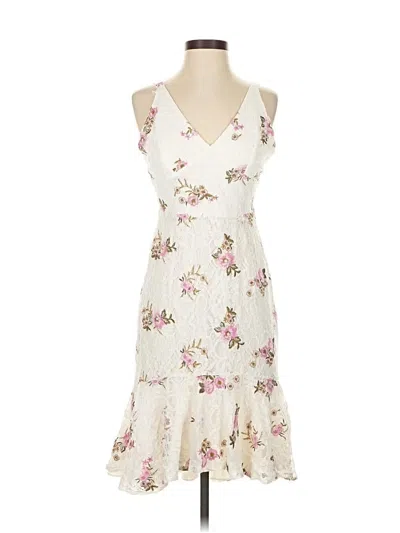 Pre-owned Wayf Cocktail Dress In White