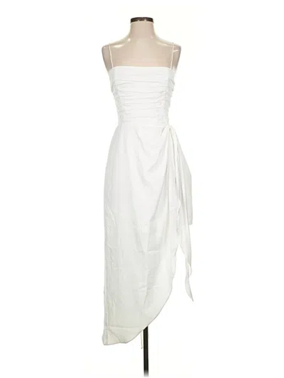 Pre-owned Wayf Cocktail Dress In White