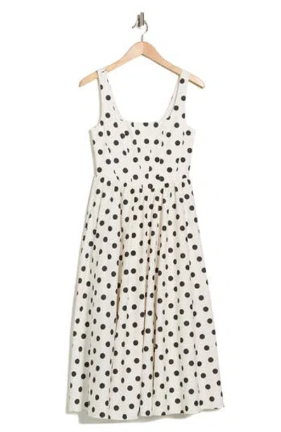 Wayf Corset Midi Dress In White