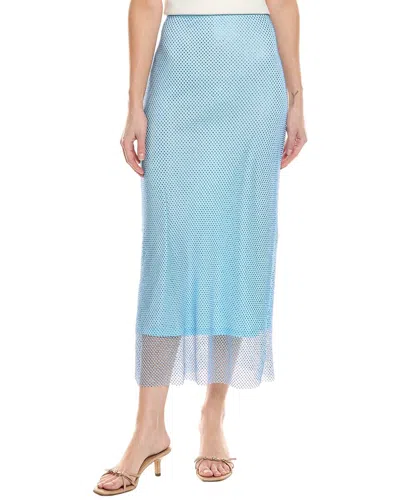 Wayf Crystal Maxi Dress In Blue