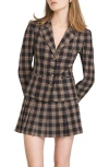 Wayf Darby Plaid Blazer In Multi