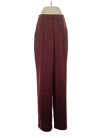 Wayf Dress Pants In Burgundy