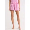 Wayf Elastic Shorts In Pink
