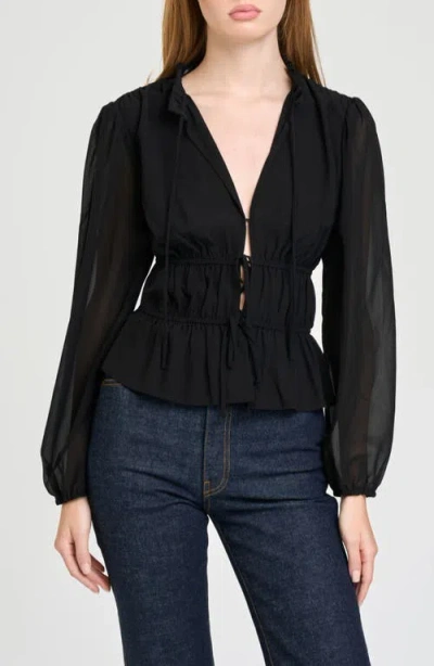 WAYF WAYF ELODIE GATHERED TOP