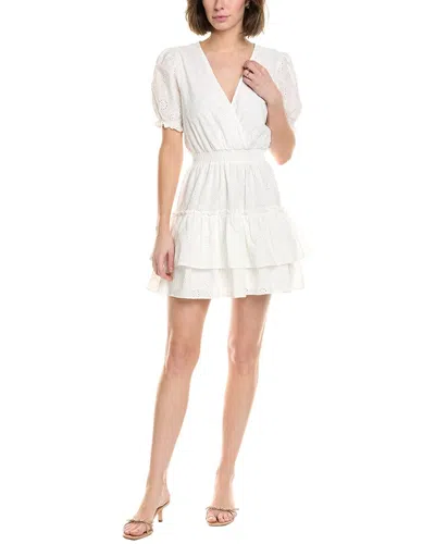 Wayf Eyelet Mini Dress In White