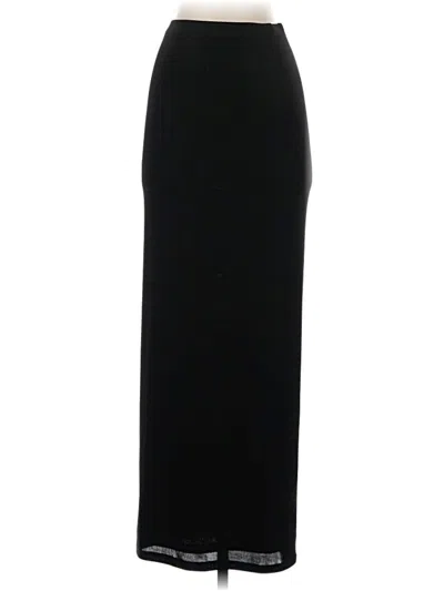 Pre-owned Wayf Formal Skirt In Black