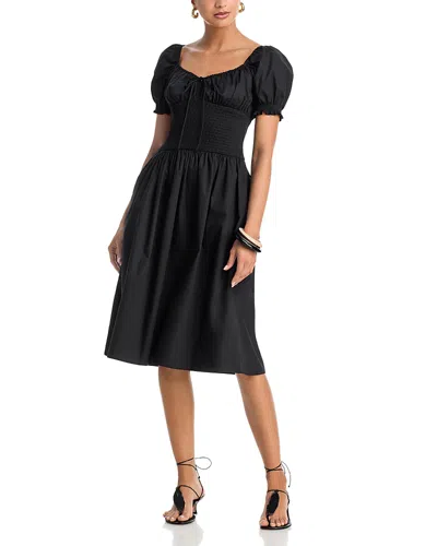 Wayf Gaia Midi Dress In Black