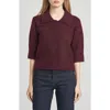 Wayf Harlow Cardigan In Burgundy