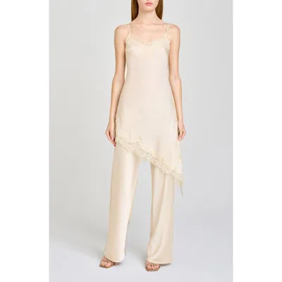 Wayf Helene Lace Trim Cami In Neutral