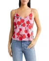 Wayf Jacqueline Floral Camisole In Pink