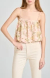 Wayf Jasmine Bubble Hem Camisole In Multi