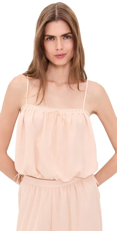 Wayf Jasmine Cami Top Peach In Orange