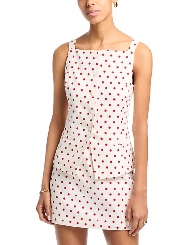 Wayf Joan Button Front Top In Multi