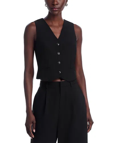 Wayf Josephine Vest In Black