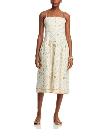 Wayf Juliet Midi Dress In Multi