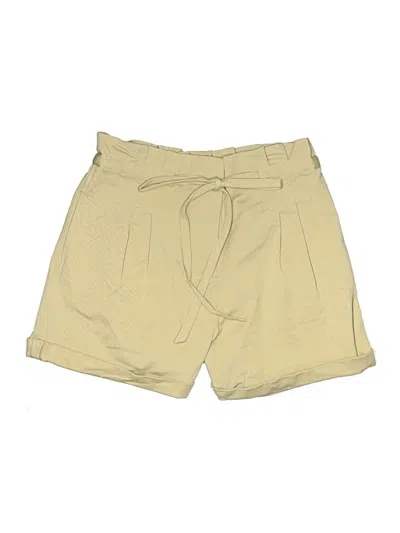 Wayf Khaki Shorts In Yellow