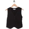 Wayf Knit Vest In Black