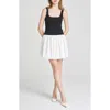 Wayf Lilah Bubble Hem Minidress In Black