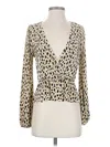 Wayf Long Sleeve Blouse In Multi