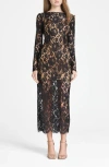 Wayf Long Sleeve Lace Dress