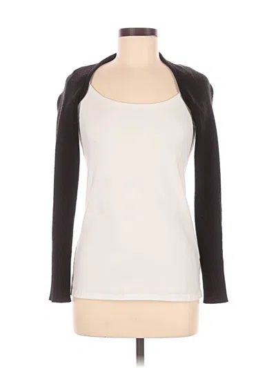 Pre-owned Wayf Long Sleeve Top Gray Scoop Neck Tops