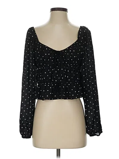 Pre-owned Wayf Long Sleeve T-shirt In Black