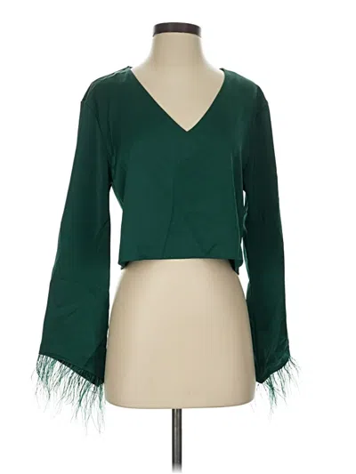 Pre-owned Wayf Long Sleeve T-shirt In Green