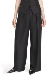Wayf Maddox Pleated Cuff Trousers