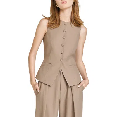 Wayf Maddox Vest In Brown