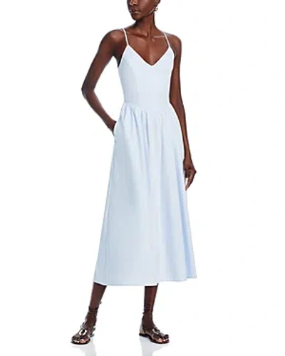 Wayf Marta Midi Dress In Baby Blue