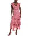 Wayf Maxi Dress In Red